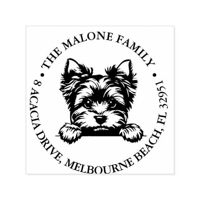 Welsh Terrier Puppy Personalised Theme  Self-inking Stamp (Design)