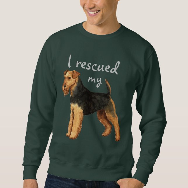 Welsh Terrier Rescue Sweatshirt (Front)