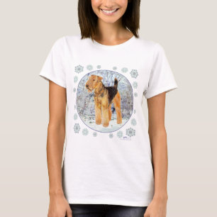 Welsh Terrier Snowflakes T-Shirt