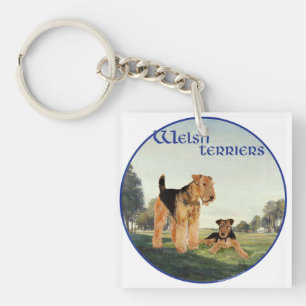 Welsh Terriers Key Ring