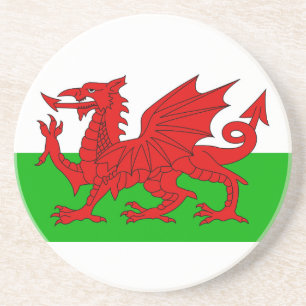 Welsh / Wales Flag - Cymru High Quality Image Coaster