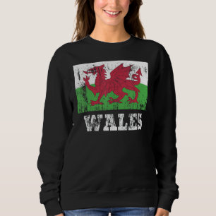 Welsh Wales Flag Pride Welsh Flag 1 Sweatshirt