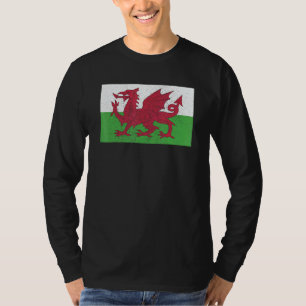 Welsh Wales Flag Pride Welsh Flag T-Shirt