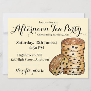 Welshcakes Welsh Cakes Afternoon Tea British Food Invitation