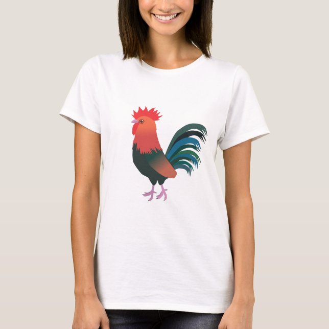Welsumer rooster T-Shirt (Front)