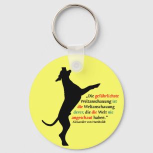Weltanschauung Dogge Key Ring
