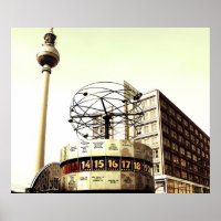 Weltzeituhr Fernsehturm Berlin