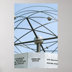 Weltzeituhr Poster