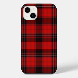 Wemyss tartan red black plaid iPhone 14 plus case