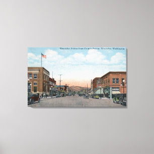 Wenatchee Ave View from Orondo Ave Canvas Print
