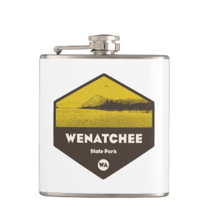 Wenatchee State Park Washington Hip Flask