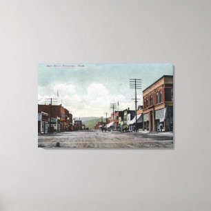 Wenatchee, WashingtonView of Main Street Canvas Print