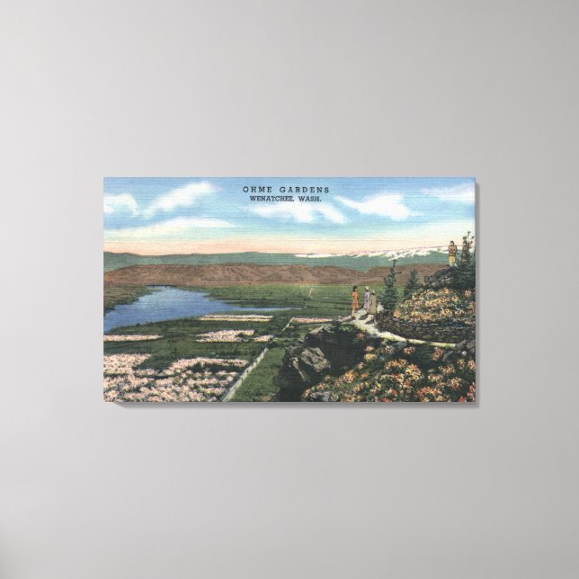 Wenatchee, WashingtonView of Ohme Gardens # 1 Canvas Print (Front)