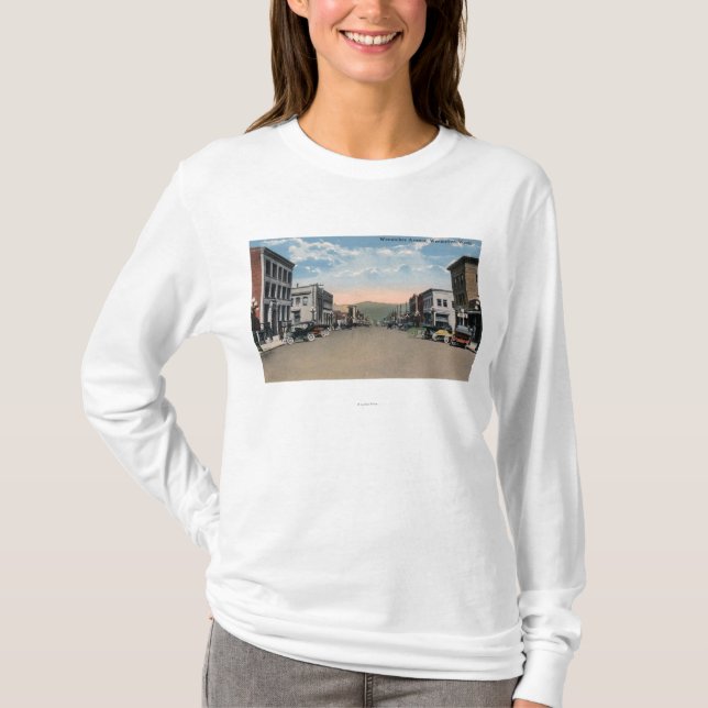 Wenatchee, WashingtonWenatchee Avenue Scene # 2 T-Shirt (Front)