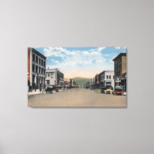 Wenatchee, WashingtonWenatchee Avenue Scene # Canvas Print