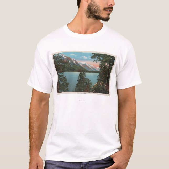 Wenatchee, WAView of Lake Wenatchee T-Shirt (Front)
