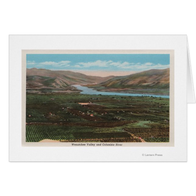 Wenatchee, WAView of Valley & Columbia River (Front Horizontal)