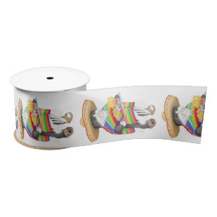 WENDELITO CAT 3" Wide Satin Ribbon