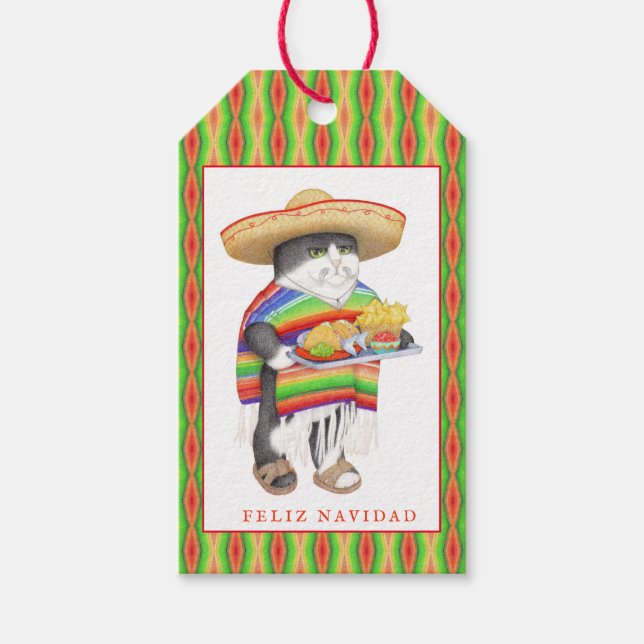 WENDELITO Feliz Navidad Gift Tags (Front)