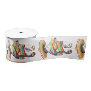 WENDELITO Kitty 3" Wide Satin Ribbon