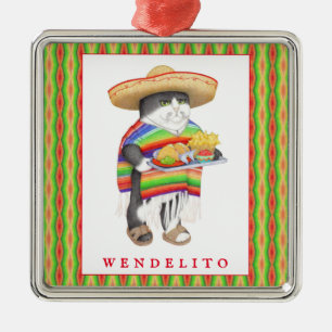 WENDELITO Premium Square Ornament + Text