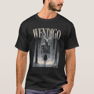 Wendigo Ghost of the Forest Cryptid  T-Shirt