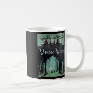 Wendigo Ghost Of The Forest Cryptid Wendigo Wood Coffee Mug