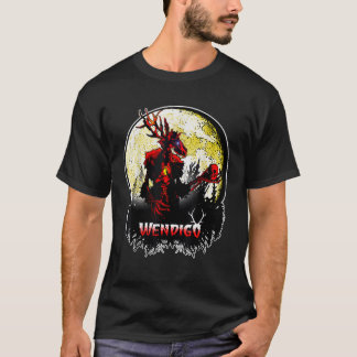 Wendigo New Monster Skinwalker Cryptid Evil Horror T-Shirt