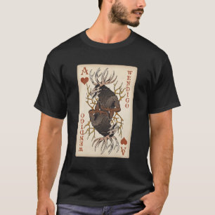 Wendigo Original Cryptid Playing Card Tarot Ace Of T-Shirt