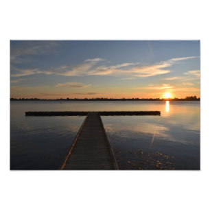 Wendouree Twilight Tranquility Photo Enlargement Print