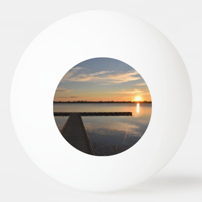 Wendouree Twilight Tranquility Ping Pong Balls (Front)