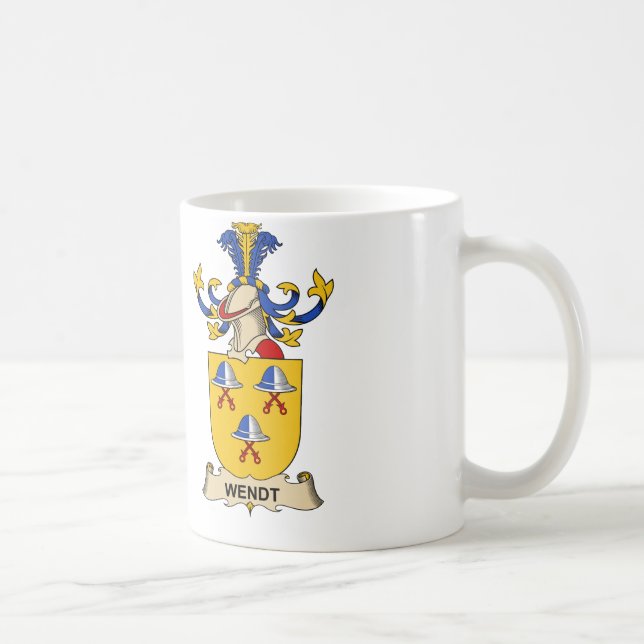 Wendt Family Crest Coffee Mug (Right)