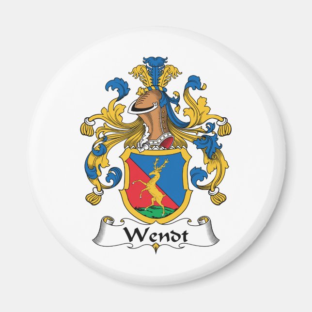 Wendt Family Crest Magnet (Front)