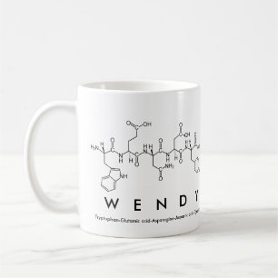 Wendy peptide name mug