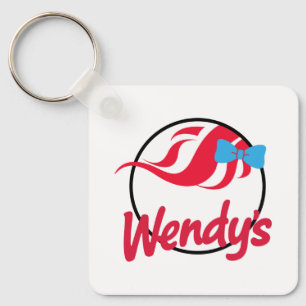 Wendy's Logo Key Ring