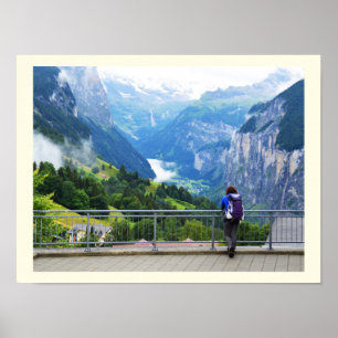 Wengen in Switzerland Poster