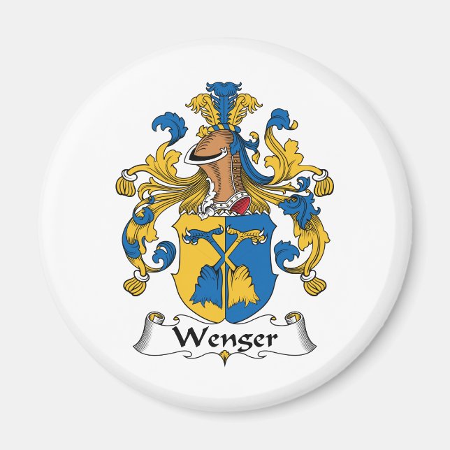 Wenger Family Crest Magnet (Front)