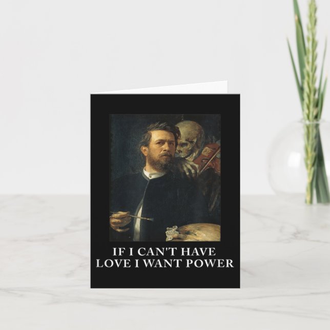 Wenn Ich Keine Liebe Haben Kann, Will Ich Macht Mi Card (Front)