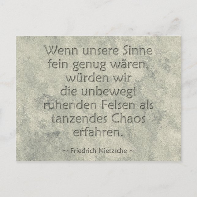 Wenn unsere Sinne Postcard (Front)