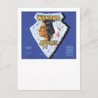 Wenoka Apples Postcard
