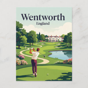 Wentworth Golf Club, England Postcard