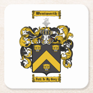 Wentworth Square Paper Coaster