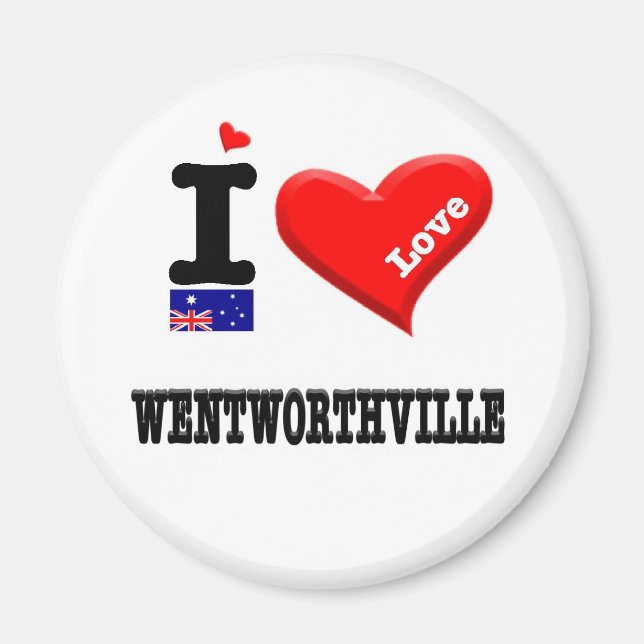 WENTWORTHVILLE - I Love Magnet (Front)