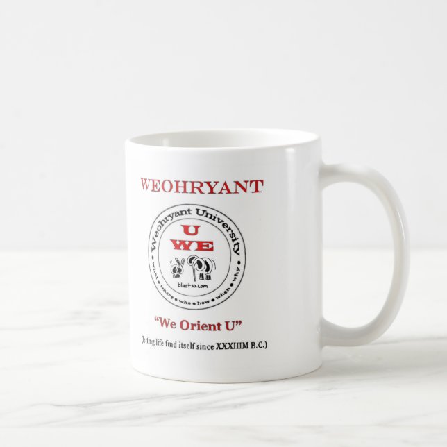 Weohryant University Coffee Mug (Right)