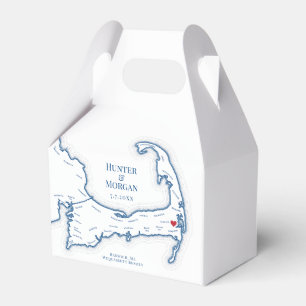 Wequassett Resort Harwich Cape Cod Wedding Elegant Favour Box