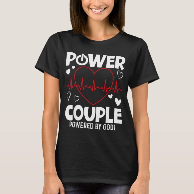 Wer Couple Christian Couples Matching Valentines D T-Shirt (Front)