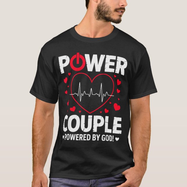 Wer Couple Christian Couples Matching Valentines D T-Shirt (Front)