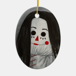 We're All Dolls Here VII Ceramic Ornament