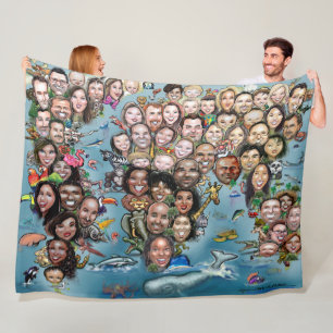 We're All In This Together Fleece Blanket