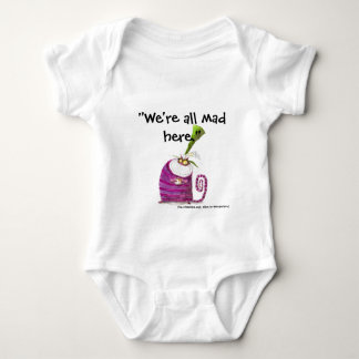 We're all mad here baby bodysuit